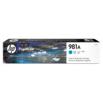 HP original ink J3M68A, HP 981A, cyan, 6000str., 70ml