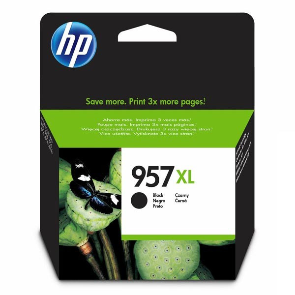 HP original ink L0R40AE, HP 957XL, black, 3000str., 63,5ml, extra high capacity, HP pro Officejet Pro 8210, 8218, 8720, 8740