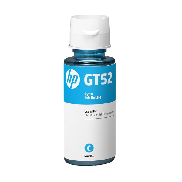 HP original ink bottle M0H54AE, HP GT52, cyan, 8000str., 70ml