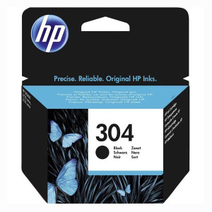 HP original ink N9K06AE#301, HP 304, black, blister, 120str.