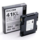 Ricoh original gélová náplň 405765, GC41KL, black, 600str.