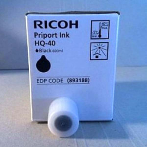 Ricoh originál ink 817225, black, 600 Ricoh JP4500, JP4550