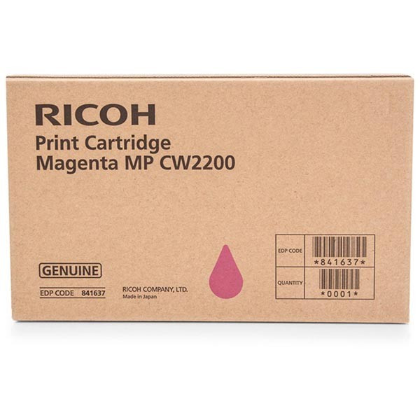 Ricoh original ink 841637, magenta, Ricoh MPC W2200S, MP CW2201