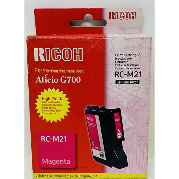 Ricoh original gélová náplň 402278, magenta, 2300str., typ RC-M21, Ricoh G700