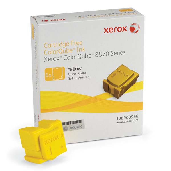 Xerox original ink 108R00956, yellow, 17300str., západná Európa, Xerox ColorQube 8870, 8880