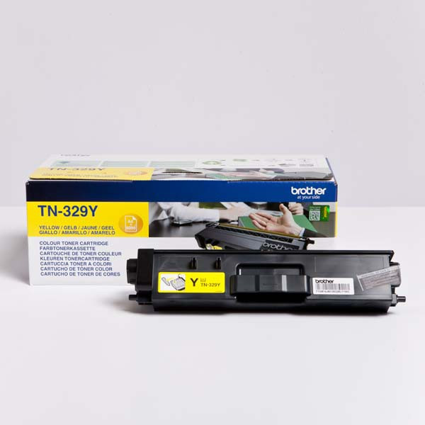 Brother original toner TN-329Y, yellow, 6000str.