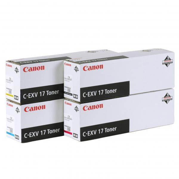 Canon original toner C-EXV17 Y, 0259B002, yellow, 36000str.