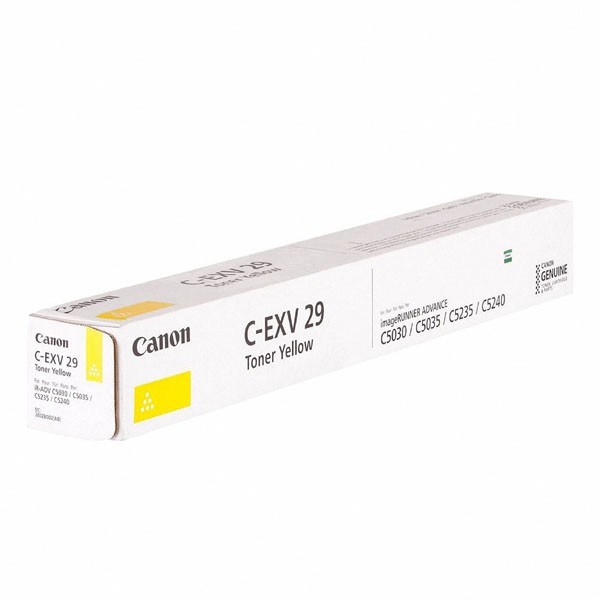 Canon original toner C-EXV29 Y, 2802B002, yellow, 27000str.