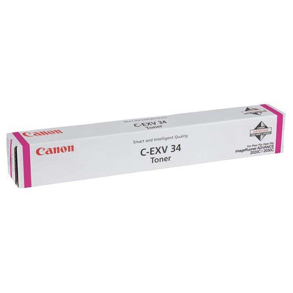 Canon original toner C-EXV34 M, 3784B002,3784B003, magenta, 19000str.