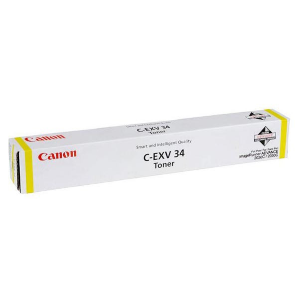 Canon original toner C-EXV34 Y, 3785B002, yellow, 19000str.