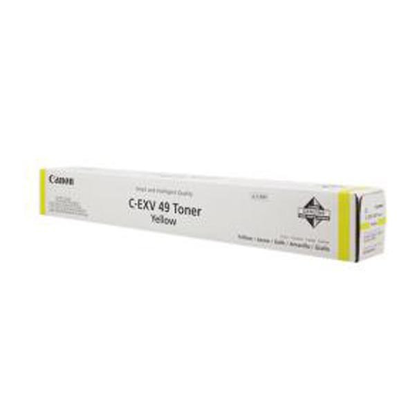 Canon original toner C-EXV49 Y, 8527b002, yellow, 19000str.