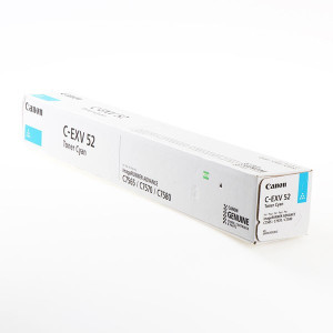 Canon originální toner C-EXV52 C, 0999C002, cyan, 66500str.
