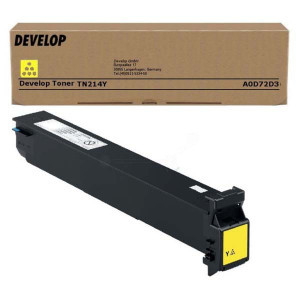 Develop original toner A0D72D3, TN-214Y, yellow, 18500str.