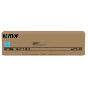 Develop original toner A0704D0, TN-611C, cyan, 27000str.