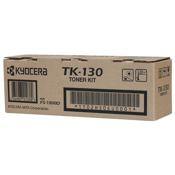 Kyocera original toner TK130, black, 7200str., 1T02HS0EU0, 1T02HS0EUC, Kyocera FS-1300D, 1300N, 1350DN, 1028MFP, 1128MFP, O