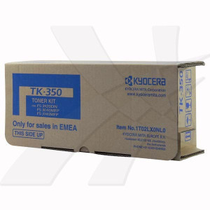 Kyocera original toner TK350, 1T02LX0NL0, 1T02LX0NLC, 1T02LX0NLS, black, 15000str., obsahuje odpadovú nádobku