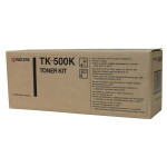 Kyocera original toner TK500K, black, 8000str., garančná pečať Janus