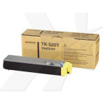 Kyocera original toner TK520Y, 1T02HJCEU0, yellow, 4000str.