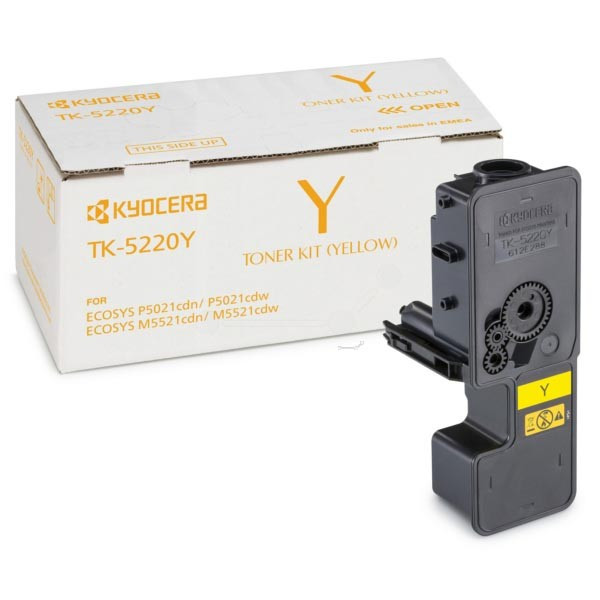 Kyocera original toner TK-5220Y, 1T02R9ANL1, yellow, 1200str.
