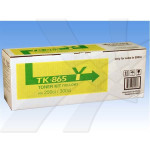 Kyocera original toner TK865Y, 1T02JZAEU0, yellow, 12000str.