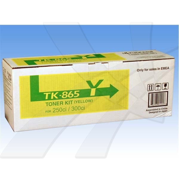 Kyocera original toner TK865Y, 1T02JZAEU0, yellow, 12000str.