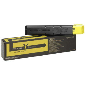Kyocera original toner TK8705Y, 1T02K9ANL0, yellow, 30000str.