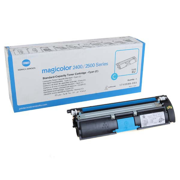 Konica Minolta original toner A00W331, 1710-5890-03, cyan, 1500str., s hologramom