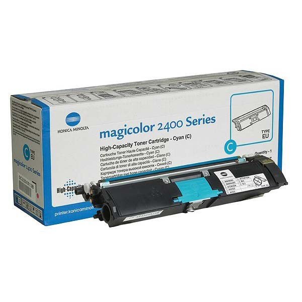 Konica Minolta original toner A00W332, 1710-5890-07, cyan, 4500str., s hologramom