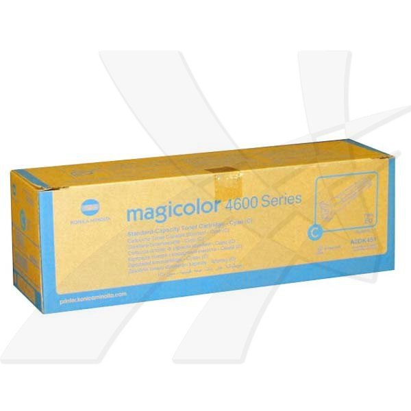 Konica Minolta original toner A0DK451, cyan, 4000str.