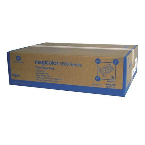 Konica Minolta original toner A06VJ53, CMY, 36000 (3x12000)str., high capacity