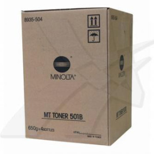 Konica Minolta originální toner 8935504, MT501B, black, 75000str., 4x650g