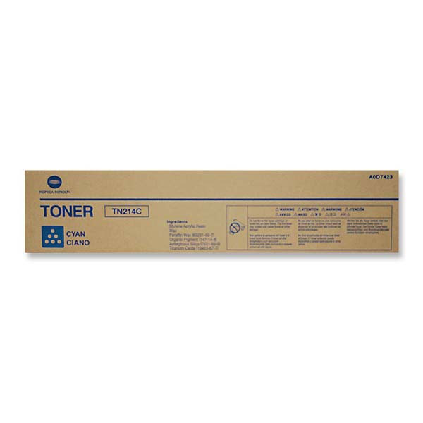 Konica Minolta original toner TN214C, A0D7454, cyan, 18500str.