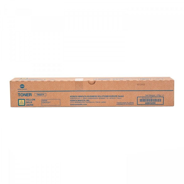 Konica Minolta originální toner TN221Y, A8K3250, yellow, 21000str.