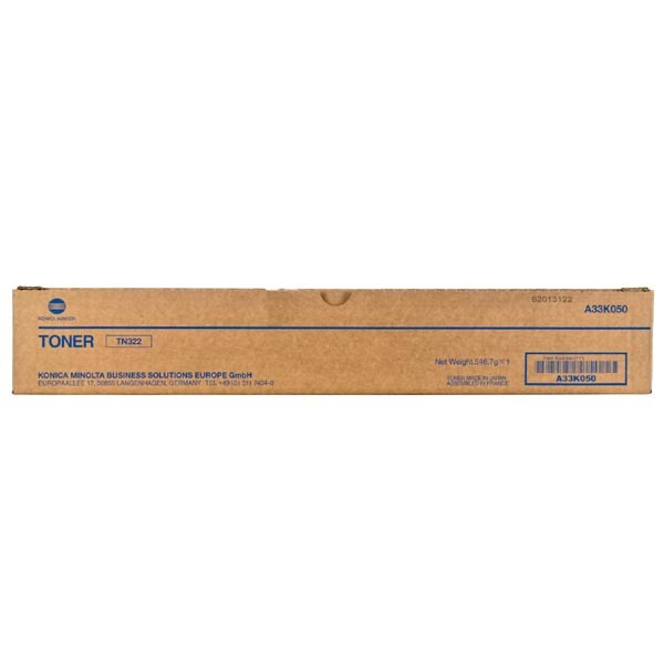 Konica Minolta original toner A33K050, TN-322, black, 28800str.