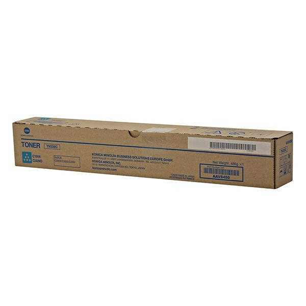 Konica Minolta originální toner AAV8450, AAV845A, TN328C, TN328FC, cyan, 28000str.