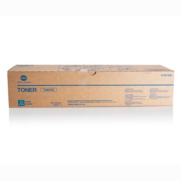 Konica Minolta original toner A1DY450, TN615C, cyan, 91000str.