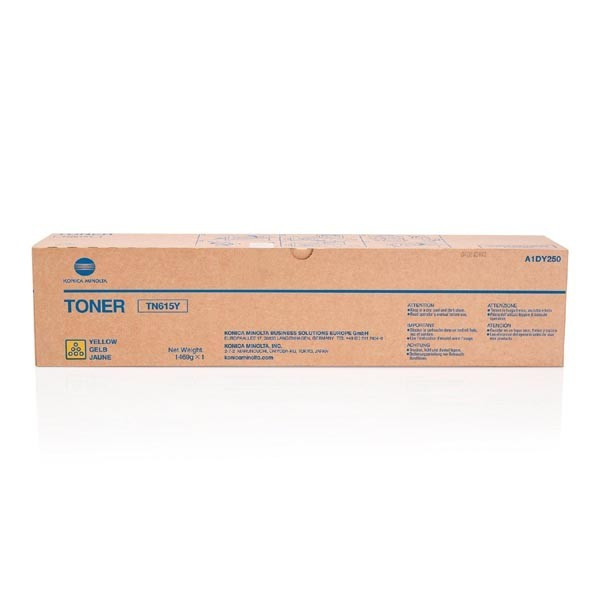 Konica Minolta originál toner A1DY250, TN615Y, yellow, 91000str.