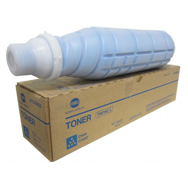 Konica Minolta original toner A1U9452, TN616C-L, cyan, 27900str.