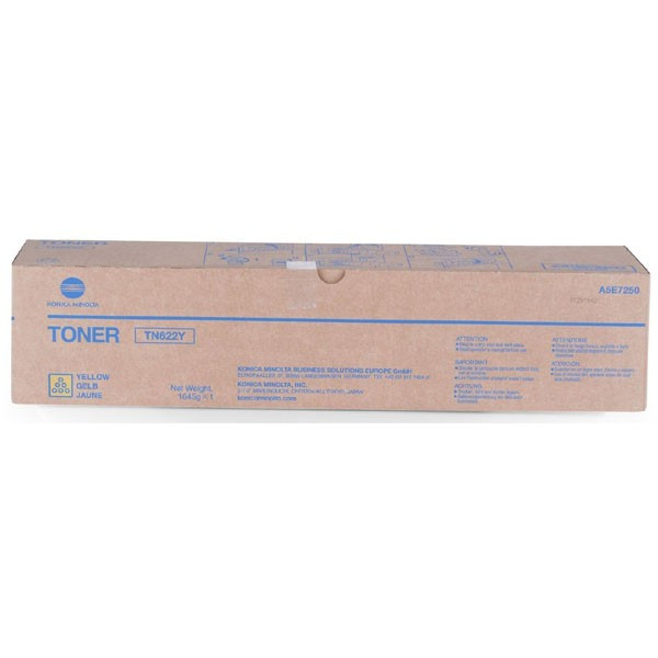 Konica Minolta original toner A5E7250, TN622Y, yellow, 92000str.