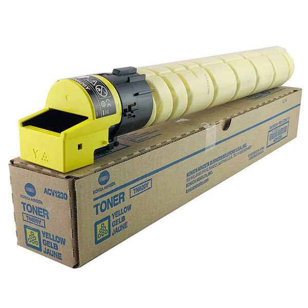 Konica Minolta original toner ACV125H, TN626Y, yellow, 14000str.
