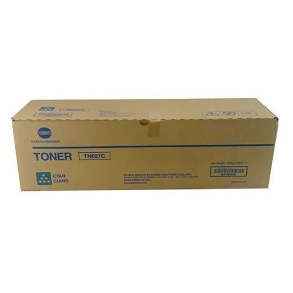 Konica Minolta original toner ACVV450, TN627C, cyan, 208400str.