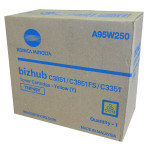 Konica Minolta original toner A95W250, TNP-49Y, yellow, 12000str.