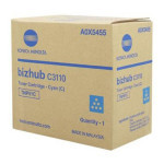Konica Minolta original toner A0X5455, TNP-51C, cyan, 5000str.