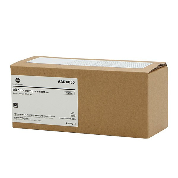 Konica Minolta original toner AADX050, TNP-54, black, 25000str., return