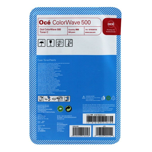 Oce original toner 1070038732, 9787B002AA, cyan, 500g