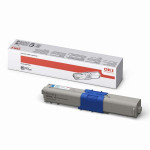 OKI original toner 44469706, cyan, 2000str.