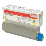 OKI original toner 46490401, yellow, 1500str.