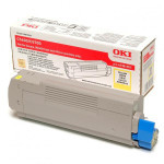 OKI original toner 43381905, yellow, 2000str.