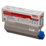OKI originál toner 43872307, cyan, 2000str.