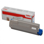 OKI original toner 44315307, cyan, 6000str.